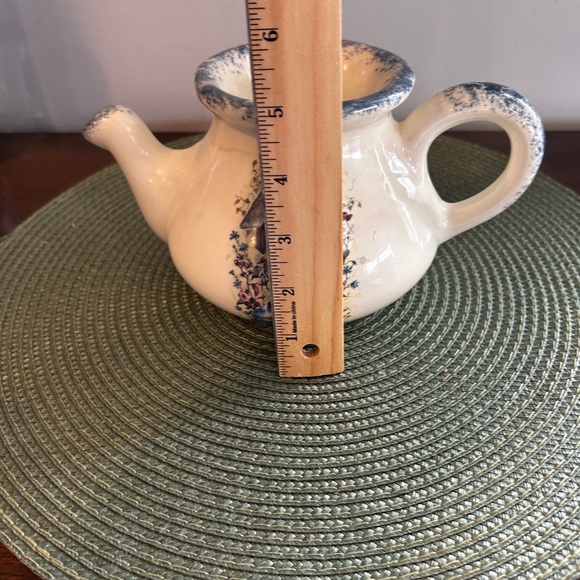 Hobby Farm Pottery Edgerton, WI Porcelain Wax Oil Burner Birdhouse Tea Pot Style - Picture 10 of 11